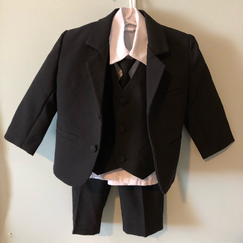 Tuxedo and Patent Leather Dress Shoes